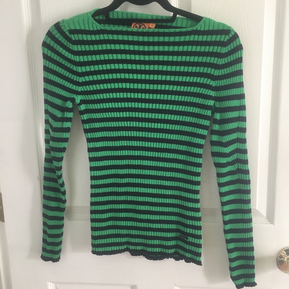 Discontinued Tory Burch Verona Ribbed Sweater